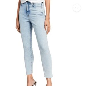 GRLFRND Jeans. Inscribed "It's just you and me babe" Karolina Size 25